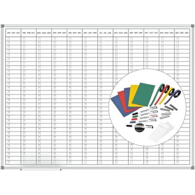 Planbord »Jaarplanner MAULstandard 6466584.SPR« 120/90 cm, incl. royaal accessoi