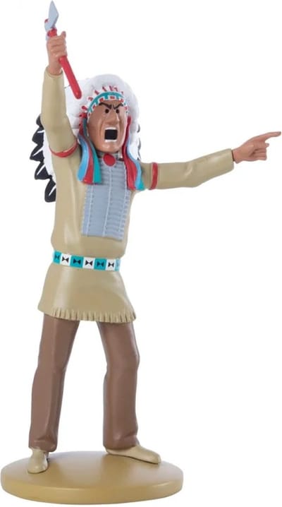 Kuifje verzamel figuur indiaan