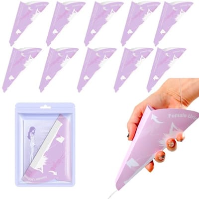 Dailygoods- Vrouwelijke Urinoirs 10 Stuks - Wegwerp Urinoirs