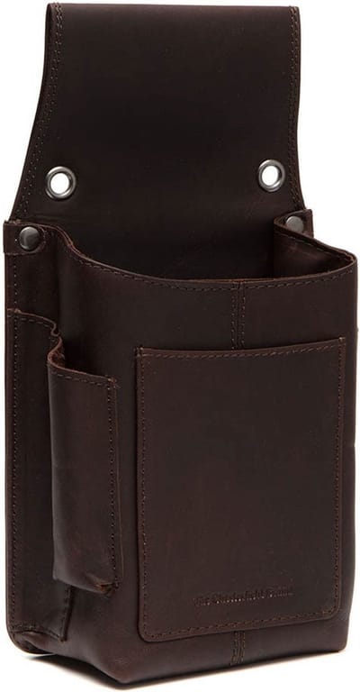 The Chesterfield Brand Gordeltas Montenegro Waiter Wallet Brown Bruine