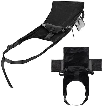Dailygoods- Vliegtuigbed Draagbaar - Reisbedje Baby - Ademend - Voetensteun - Compact Ontwerp - Meerpunts-stabilisatiesysteem - Reisbed