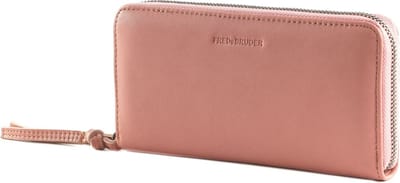 FREDsBRUDER Leren Portemonnee In My Pocket Ziparound Wallet Rose Roze