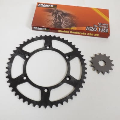 kit chaîne france uitrusting voor moto yamaha 250 yz 2002 à 2004 14x49 nieuw