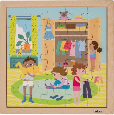 Hygiëne puzzels - Aankleden - Educo - Educatief speelgoed