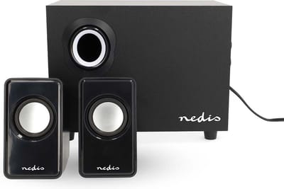 Nedis PC-Speaker - 2.1 - 33 W - 3,5 mm Male - USB Gevoed - Volumebediening