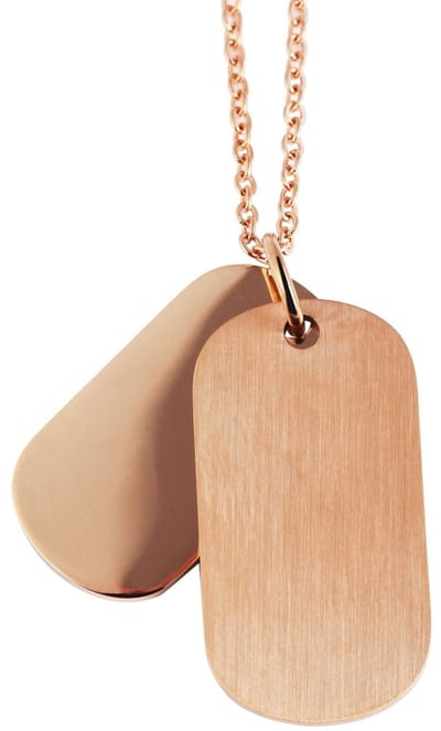 AKZENT Akzent uniseks ketting met hanger Carlos, duurzaam