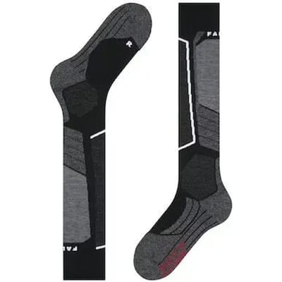 FALKE SK2 warm dik lyocell functioneel materiaal skisokken dames zwart - maat 35-36
