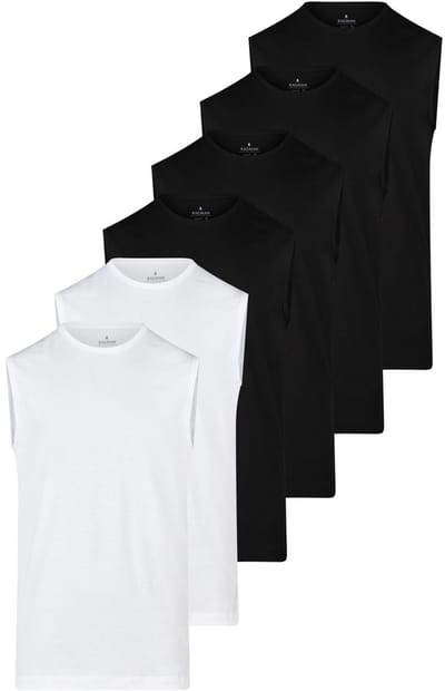 RAGMAN Heren onderhemd 6 pack Basic