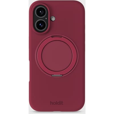 Silicone Stand Case Red Velvet iPhone 16