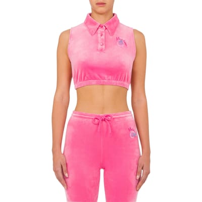 Moschino Top Pink Maat: 40 | Mouwloze Tops Outlet | Dames | Roze