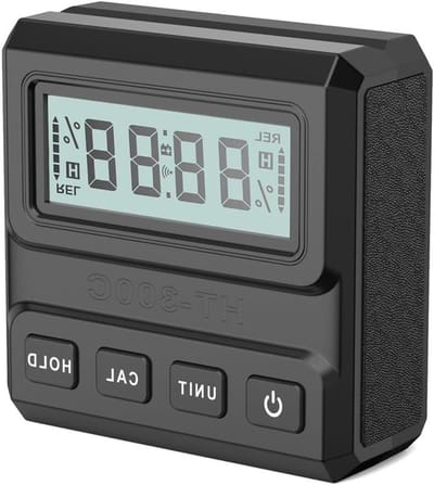 Digitale Hoekmeter - Waterpas Inclinometer - Precisie Meten - Magnetische Basis - 7 x 7 x 3 cm - Zwart