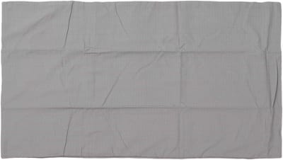Zachte, organische katoenen kussenhoes, antistatisch grondkussen voor thuis en op reis, 20,08x29,53 inch (GRIJS)