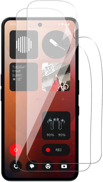 Screenprotector geschikt voor Nothing Phone 3a - 2x FlexGuard Screen Protector