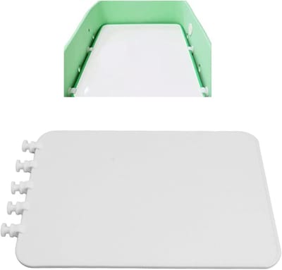 Draagbare lichtgewicht strandtas met distributie tray voor kleding, snacks en accessoires (Wit)