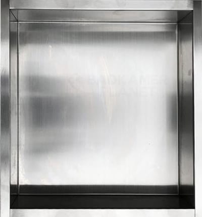 Inbouwnis 30x30 RVS