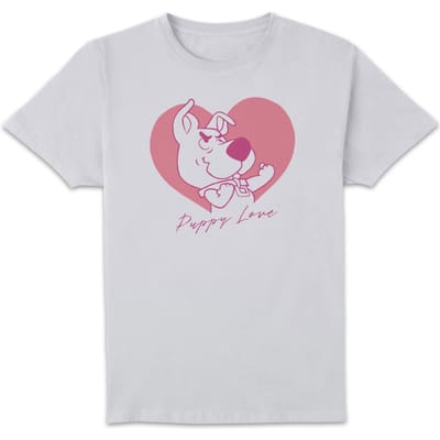 Scooby Doo Puppy Love Men's T-Shirt - White - S