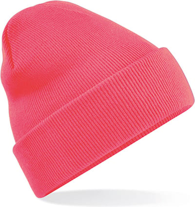 Beechfield 'Original Cuffed Beanie' Fluorescent Pink