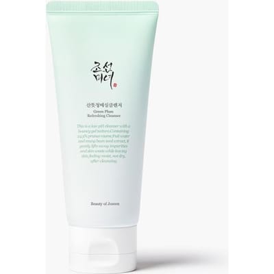 Beauty of Joseon Nettoyant Rafraîchissant à la Prune Verte 100ml Gel Doux à pH Bas Moussant Nettoyant Visage