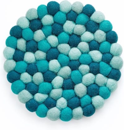 Cilio - onderzetter - rond - LANA - lichtblauw