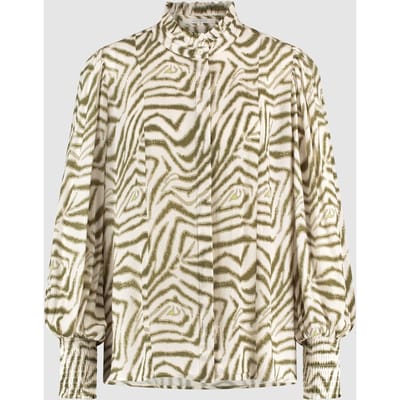 Circle of Trust Grace Blouse Wild Life Maat: M | Longsleeves Outlet | Dames | Groen