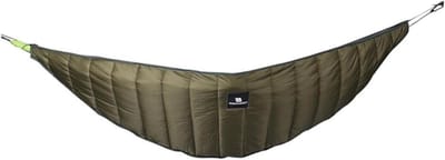 Donsige Katoenen Hangmat - Isolerende Cover - Winter Kamperen - Draagbaar en Winddicht - 235x130 cm - Groen