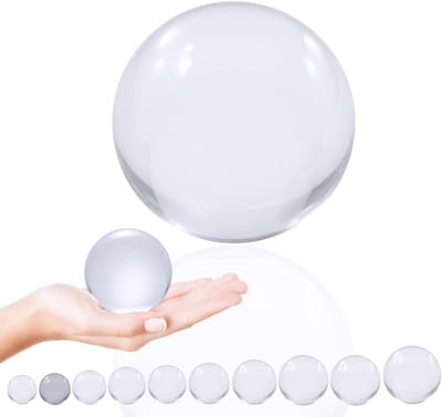 Kristalheldere Acryl Jongleerbal voor Contactjongleren - Diameter 65 mm