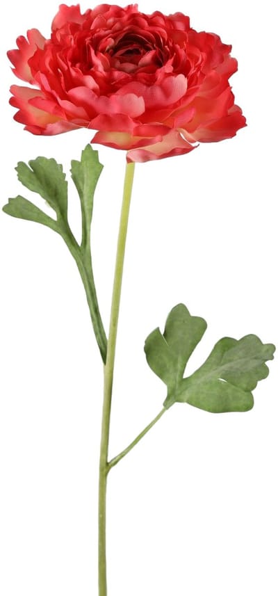 Viv! Home Luxuries Ranonkel - zijden bloem - koraal roze - 56cm