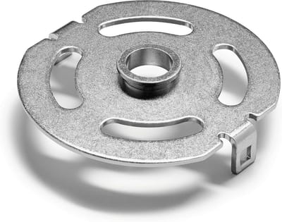 Kopieerring bovenfrees - Sjabloonring router - Precisie frezen - Zelfcentrerend ontwerp - 17 mm - Grijs