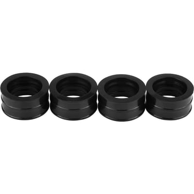 4 stuks Motorfiets Carburateur Carburateur Inlaatspruitstuk Hoes Verbinding voor Honda VF700C VF700F VF700S VF750 black