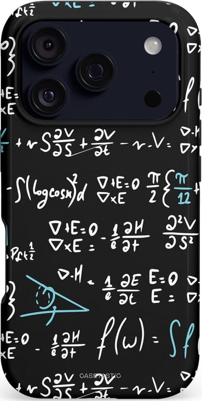 Casetastic hoesje geschikt voor Apple iPhone 17 Pro - MagSafe - Dubbellaagse bescherming - Formule Finesse - Fashion Case - Zwart Grijs