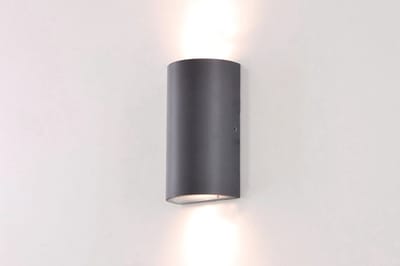 Buiten wandlamp antraciet up / down