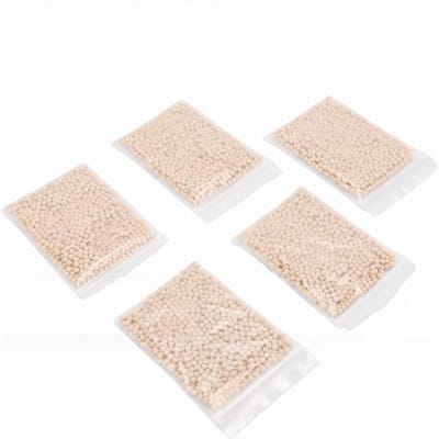 5 Paquets de Sachets Dessiccants Réutilisables 3A 4A 5A 13X 3 5mm Diamètre des Particules Tamis Moléculaire Déshumidificateur pour Imprimantes 3D