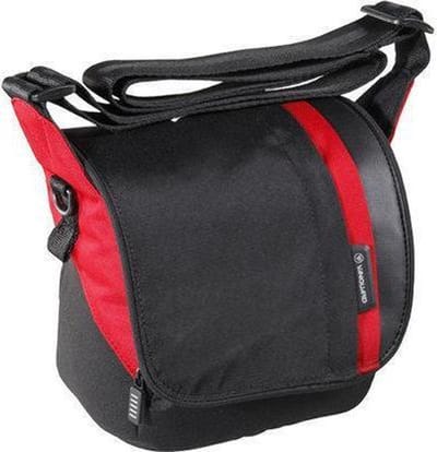 Vanguard Pampas 15 Messenger Veilige en veelzijdige Cameratas 19x16,5x21cm Zwart Rood