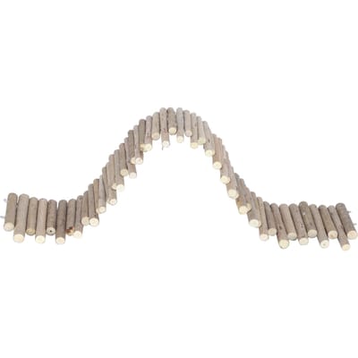 Hamster Houten Hek Rat Ladder Brug Speelgoed Houten Ladder Natuurlijk Schuilplaats voor Kleine Dieren 30CM Hek 30cm / 11.8in gray