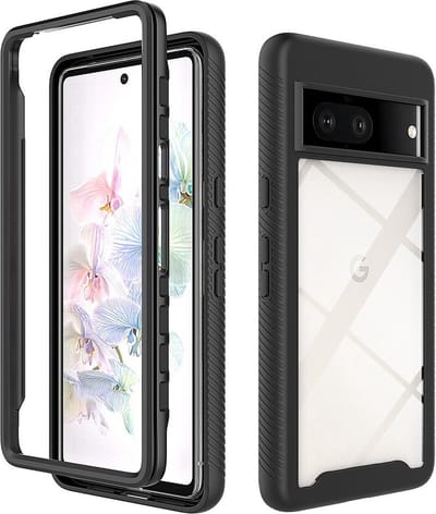 Google Pixel 7 Hoesje Volledig Schokbestendig Cover Zwart