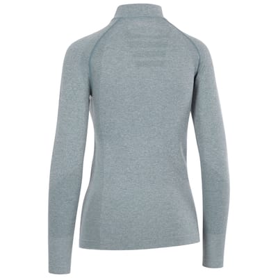 Trespass Dames pelina half zip active top met lange mouwen