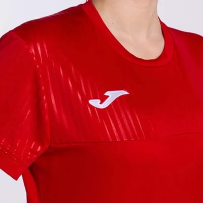 Joma Montreal T-shirt Met Korte Mouwen Rood XL Vrouw