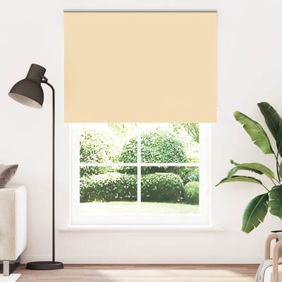 vidaXL - Rolgordijn - verduisterend - 150x230 - cm - stofbreedte - 146,6 - cm - beige
