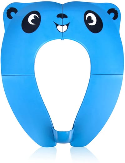 Opvouwbare Toilettrainer voor Kinderen – Antislip Kinder Toiletbril met Spatbescherming – Draagbare