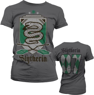 Harry Potter Dames Tshirt -L- Slytherin 07 Grijs