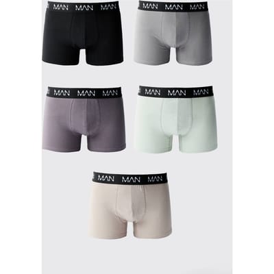 Basic Tonal 5-pack Originele Herenboxers | Size 2XL