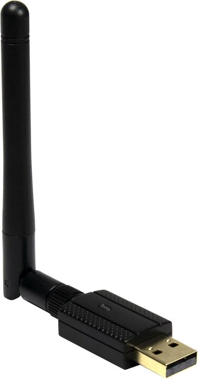 Draadloze Netwerkadapter - Wifi Bluetooth Dongle - Snelle Internetverbinding - Compact Ontwerp - 1.35cm Lang - Zwart