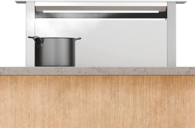 Klarstein Afzuigkap Royal Flush Eco | 714 m³/h - 604 m³/u - voor Keuken Inbouw - Recirculatie Afzuiging Touch Vetfilter RVS - RVS - Dampkap Wasemkap Kookplaatafzuiging