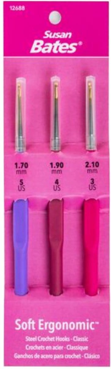 Susan Bates - set ergonomische haaknaalden 1688