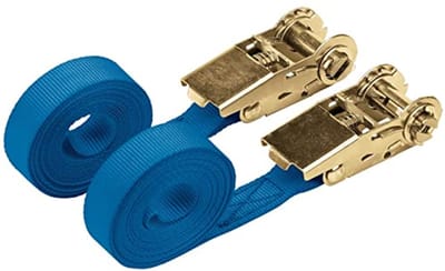 2-delige ratelband omlaag riemen set - 250 kg spanbanden voor lading vastzetten