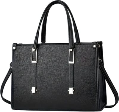 Bovista Handtas Dames - Schoudertas - School - Shopper - Schooltas - Werktas - Zwart