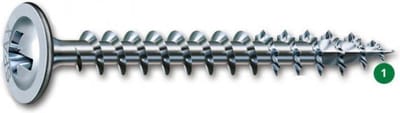 I-Fix achterwandschroef | Ø 3 x 16 mm | kruiskop | verzinkt | 50 stuks