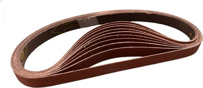 3M Cubitron Schuurband art. 947A - P120 - 0.457m x 13 mm - Prijs per set ( 10 stuks schuurband per set)