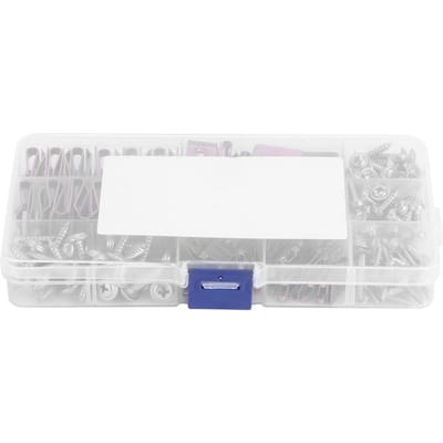 Auto U-Clips Moeren 681012 Assortiment Interieur Bekleding Bevestigingsmiddelen met Roestvrijstalen Schroeven white