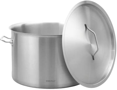 Kookpan - Catering Pan - Grote Soeppan met Deksel - Stockpot - Inductie Geschikt - voor Soep, Pasta & Stoofgerechten - 24L - Ø36 cm - RVS